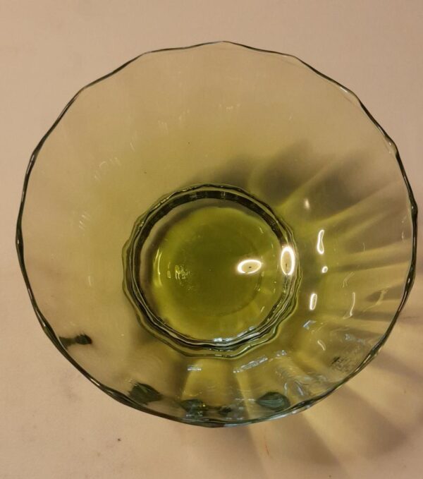 Caithness Scotland Green Glass Bowl no box