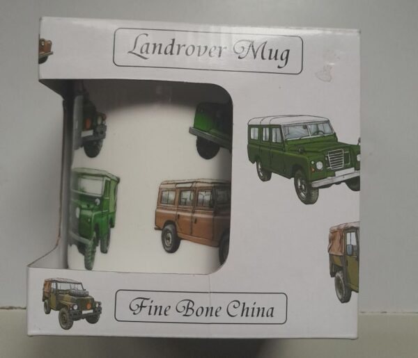 Fine China Vintage Land Rover Mug Drinking Coffee Novelty Cup Drinkware Boxed