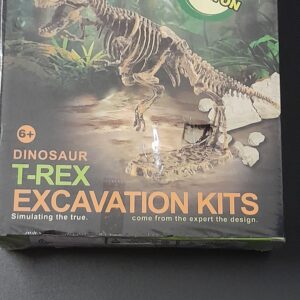 Dinosaur Dig Kit Tyrannosaurus Rex, Dino Skeleton Fossil Excavation Kit Realistic Dinosaur Model Educational Toys