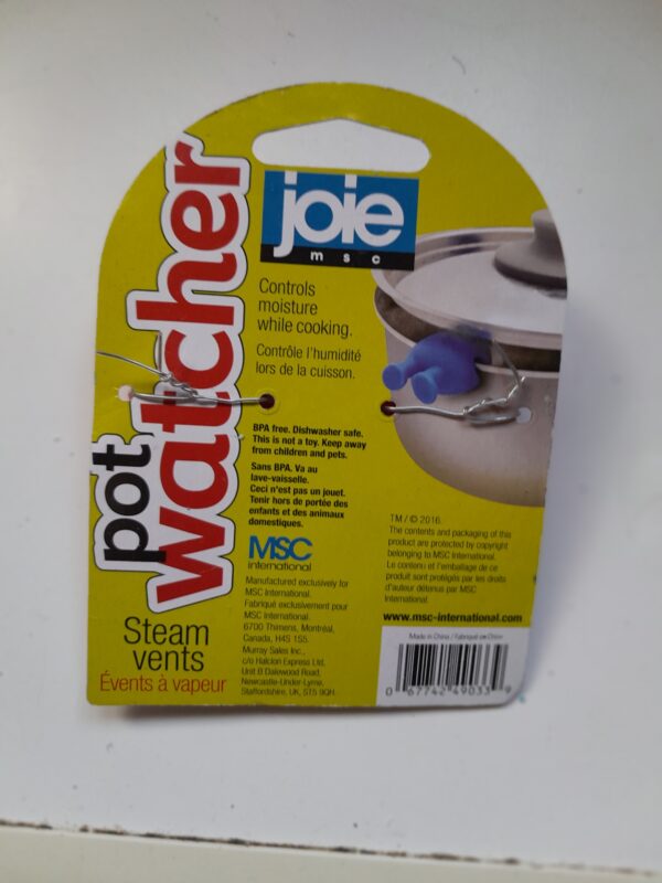 Joie Red Pot Watchers Pan Steam Vents Pack Of 2 Silicone New - Image 2
