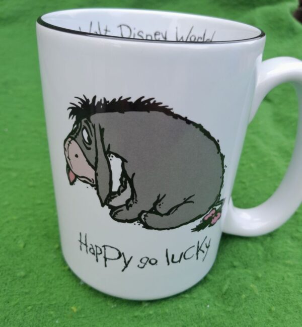 Walt Disney World Mug Eeyore 'Happy Go Lucky' Vintage unboxed - Image 2