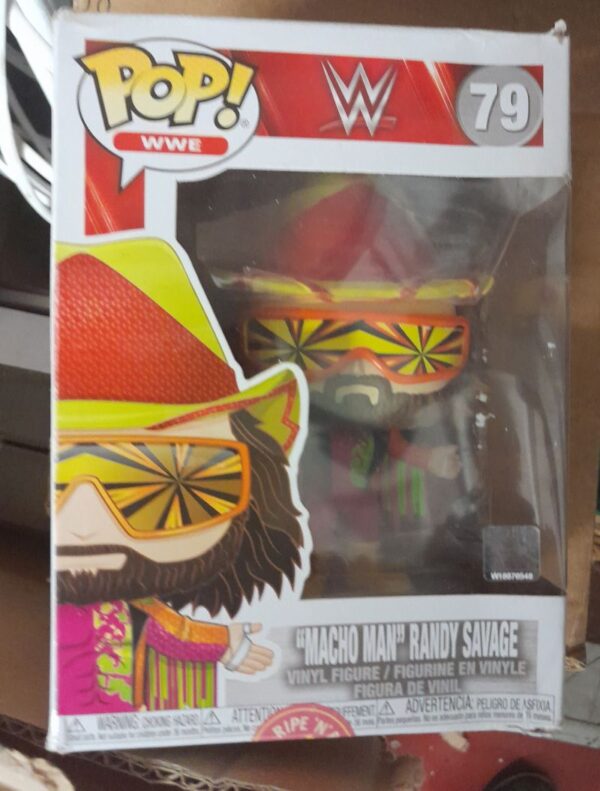 WWE Funko Pop! 79 Macho Man Randy Savage Storage Damaged Box