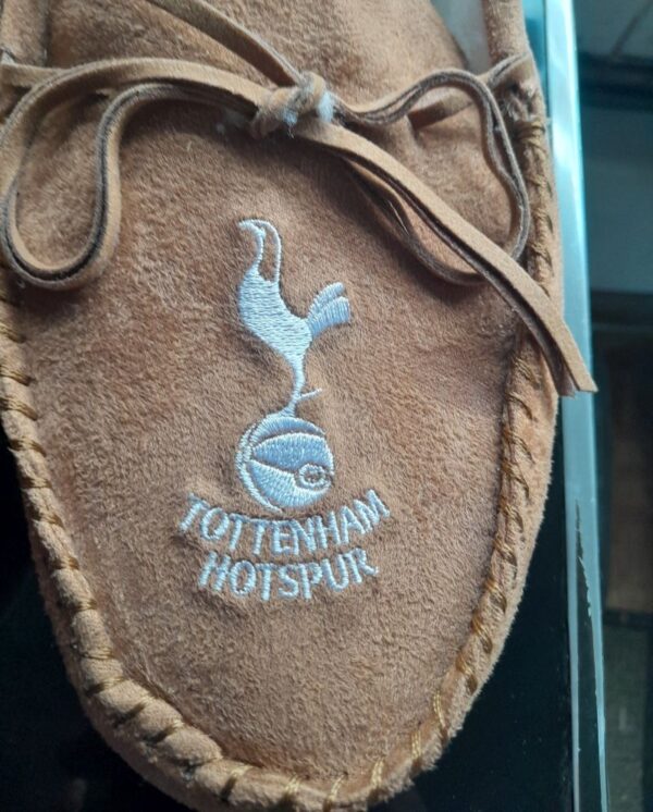 Officially Licenced Tottenham Hotspur Moccasin Slipper Large-UK 10-11 - Image 2