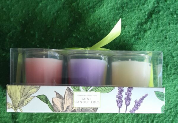Boots Garden Collection Mini Candle Trio Gift Set brand new - Image 2